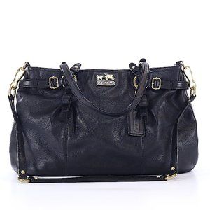 COACH FACTORY leather shoulder bag